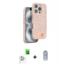 MARSİLYAN™- iPhone 16 Pro Max Kılıf Vadi Klasik Serisi - Siyah Joko Magic 5D Cam + Raze Metal Kamera Lens - BZ