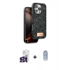 MARSİLYAN™- iPhone 16 Pro Max Kılıf Vadi Klasik Serisi - Siyah Joko Magic 5D Cam + Bilvis Titan Kamera Lens - GS