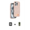 MARSİLYAN™- iPhone 16 Pro Max Kılıf Vadi Klasik Serisi - Siyah Joko Magic 5D Hayalet Cam + PVD Metal Kamera Lens - SH