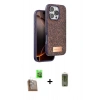 MARSİLYAN™- iPhone 16 Pro Max Kılıf Vadi Klasik Serisi - Siyah Joko Magic 5D Hayalet Cam + Raze Metal Kamera Lens - CLTM