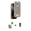 MARSİLYAN™- iPhone 16 Pro Max Kılıf Vadi Klasik Serisi - Siyah Joko Magic 5D Hayalet Cam + Raze Metal Kamera Lens - CLTM
