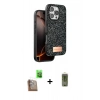 MARSİLYAN™- iPhone 16 Pro Max Kılıf Vadi Klasik Serisi - Siyah Joko Magic 5D Hayalet Cam + Raze Metal Kamera Lens - CLTM
