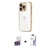 MARSİLYAN™- iPhone 16 Pro Max Kılıf Vadi Minimal - Siyah Bilvis 3X AR HD Cam Ekran Koruyucu + Bilvis Titan Kamera Lens - SH