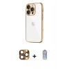 MARSİLYAN™- iPhone 16 Pro Max Kılıf Vadi Minimal - Siyah Joko Magic 5D Cam + Pers Alüminyum Kamera Lens - CLTM