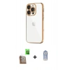 MARSİLYAN™- iPhone 16 Pro Max Kılıf Vadi Minimal - Siyah Joko Magic 5D Cam + Raze Metal Kamera Lens - CLTM