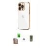 MARSİLYAN™- iPhone 16 Pro Max Kılıf Vadi Minimal - Siyah Joko Magic 5D Hayalet Cam + Raze Metal Kamera Lens - CLTM