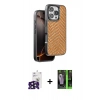MARSİLYAN™- iPhone 16 Pro Max Kılıf Vadi Özel Seri - Şeffaf 360 Full Body Arka Koruyucu + Siyah Bilvis Titan Kamera Lens