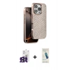 MARSİLYAN™- iPhone 16 Pro Max Kılıf Vadi Özel Seri - Şeffaf Pasifik Cam Ekran Koruyucu + Bilvis Titan Kamera Lens - SH