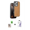 MARSİLYAN™- iPhone 16 Pro Max Kılıf Vadi Özel Seri - Siyah Bilvis 3X AR HD Cam Ekran Koruyucu + Raze Metal Kamera Lens - NLGY