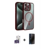 MARSİLYAN™- iPhone 16 Pro Max Kılıf Yadigar Asil Koleksiyonu - Siyah 3D Antistatik Hayalet Cam Ekran Koruyucu + Bilvis Titan Kamera Lens - TMGI