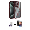 MARSİLYAN™- iPhone 16 Pro Max Kılıf Yadigar Asil Koleksiyonu - Siyah 3D Antistatik Mat Seramik Nano Ekran Koruyucu + Bilvis Titan Kamera Lens - TMGI