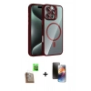 MARSİLYAN™- iPhone 16 Pro Max Kılıf Yadigar Asil Koleksiyonu - Siyah 3D Antistatik Mat Seramik Nano Ekran Koruyucu + Raze Metal Kamera Lens - CLTM