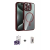 MARSİLYAN™- iPhone 16 Pro Max Kılıf Yadigar Asil Koleksiyonu - Siyah Bilvis 3D Cam Ekran Koruyucu + Bilvis Titan Kamera Lens - SH