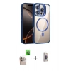 MARSİLYAN™- iPhone 16 Pro Max Kılıf Yadigar Asil Koleksiyonu - Siyah Bilvis 3D Cam Ekran Koruyucu + Raze Metal Kamera Lens - NLGY