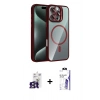 MARSİLYAN™- iPhone 16 Pro Max Kılıf Yadigar Asil Koleksiyonu - Siyah Bilvis 3X AR HD Cam Ekran Koruyucu + Bilvis Titan Kamera Lens - TMGI