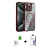 MARSİLYAN™- iPhone 16 Pro Max Kılıf Yadigar Asil Koleksiyonu - Siyah Bilvis 3X AR HD Cam Ekran Koruyucu + Raze Metal Kamera Lens - BZ
