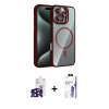 MARSİLYAN™- iPhone 16 Pro Max Kılıf Yadigar Asil Koleksiyonu - Siyah Bilvis 3X AR HD Cam Ekran Koruyucu + Bilvis Titan Kamera Lens - SH