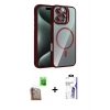 MARSİLYAN™- iPhone 16 Pro Max Kılıf Yadigar Asil Koleksiyonu - Siyah Bilvis 3X AR HD Cam Ekran Koruyucu + Raze Metal Kamera Lens - CLTM