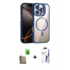 MARSİLYAN™- iPhone 16 Pro Max Kılıf Yadigar Asil Koleksiyonu - Siyah Bilvis 3X AR HD Cam Ekran Koruyucu + Raze Metal Kamera Lens - CLTM