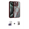 MARSİLYAN™- iPhone 16 Pro Max Kılıf Yadigar Asil Koleksiyonu - Siyah Bilvis Hayalet Cam Ekran Koruyucu + Bilvis Titan Kamera Lens - TMGI