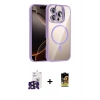 MARSİLYAN™- iPhone 16 Pro Max Kılıf Yadigar Asil Koleksiyonu - Siyah Buffer Cam Ekran Koruyucu + Bilvis Titan Kamera Lens - SH