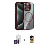 MARSİLYAN™- iPhone 16 Pro Max Kılıf Yadigar Asil Koleksiyonu - Siyah Buffer Cam Ekran Koruyucu + Bilvis Titan Kamera Lens - GS