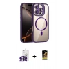 MARSİLYAN™- iPhone 16 Pro Max Kılıf Yadigar Asil Koleksiyonu - Siyah Buffer Cam Ekran Koruyucu + Bilvis Titan Kamera Lens - SH