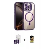MARSİLYAN™- iPhone 16 Pro Max Kılıf Yadigar Asil Koleksiyonu - Siyah Buffer Cam Ekran Koruyucu + Bilvis Titan Kamera Lens - GS