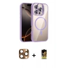MARSİLYAN™- iPhone 16 Pro Max Kılıf Yadigar Asil Koleksiyonu - Siyah Buffer Cam Ekran Koruyucu + Pers Alüminyum Kamera Lens - CLTM