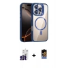 MARSİLYAN™- iPhone 16 Pro Max Kılıf Yadigar Asil Koleksiyonu - Siyah Buffer Hayalet Cam Ekran Koruyucu + Bilvis Titan Kamera Lens - TMGI