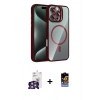 MARSİLYAN™- iPhone 16 Pro Max Kılıf Yadigar Asil Koleksiyonu - Siyah Buffer Hayalet Cam Ekran Koruyucu + Bilvis Titan Kamera Lens - GS