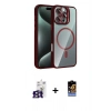 MARSİLYAN™- iPhone 16 Pro Max Kılıf Yadigar Asil Koleksiyonu - Siyah Buffer Hayalet Cam Ekran Koruyucu + Bilvis Titan Kamera Lens - TMGI