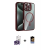 MARSİLYAN™- iPhone 16 Pro Max Kılıf Yadigar Asil Koleksiyonu - Siyah Buffer Hayalet Cam Ekran Koruyucu + Bilvis Titan Kamera Lens - SH