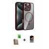MARSİLYAN™- iPhone 16 Pro Max Kılıf Yadigar Asil Koleksiyonu - Siyah Buffer Hayalet Cam Ekran Koruyucu + Raze Metal Kamera Lens - CLTM