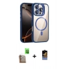 MARSİLYAN™- iPhone 16 Pro Max Kılıf Yadigar Asil Koleksiyonu - Siyah Buffer Hayalet Cam Ekran Koruyucu + Raze Metal Kamera Lens - CLTM