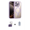 MARSİLYAN™- iPhone 16 Pro Max Kılıf Yadigar Asil Koleksiyonu - Siyah Joko Magic 5D Cam + Bilvis Titan Kamera Lens - SH