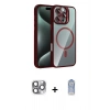MARSİLYAN™- iPhone 16 Pro Max Kılıf Yadigar Asil Koleksiyonu - Siyah Joko Magic 5D Cam + Pers Alüminyum Kamera Lens - GI
