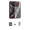 MARSİLYAN™- iPhone 16 Pro Max Kılıf Yadigar Asil Koleksiyonu - Siyah Joko Magic 5D Cam + PVD Metal Kamera Lens - SH