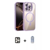 MARSİLYAN™- iPhone 16 Pro Max Kılıf Yadigar Asil Koleksiyonu - Siyah Joko Magic 5D Cam + PVD Metal Kamera Lens - GD