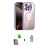 MARSİLYAN™- iPhone 16 Pro Max Kılıf Yadigar Asil Koleksiyonu - Siyah Joko Magic 5D Cam + Raze Metal Kamera Lens - CLTM