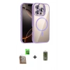 MARSİLYAN™- iPhone 16 Pro Max Kılıf Yadigar Asil Koleksiyonu - Siyah Joko Magic 5D Hayalet Cam + Raze Metal Kamera Lens - CLTM