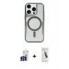 MARSİLYAN™- iPhone 16 Pro Max Kılıf Yadigar Klasik Özel Seri - Şeffaf Pasifik Cam Ekran Koruyucu + Bilvis Titan Kamera Lens - TMGI