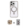 MARSİLYAN™- iPhone 16 Pro Max Kılıf Yadigar Klasik Özel Seri - Siyah Bilvis 3D Mat Cam Ekran Koruyucu + Pers Alüminyum Kamera Lens - CLTM