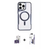 MARSİLYAN™- iPhone 16 Pro Max Kılıf Yadigar Klasik Özel Seri - Siyah Bilvis 3X AR Hayalet Cam Ekran Koruyucu + Bilvis Titan Kamera Lens - TMGI