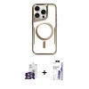 MARSİLYAN™- iPhone 16 Pro Max Kılıf Yadigar Klasik Özel Seri - Siyah Bilvis 3X AR HD Cam Ekran Koruyucu + Bilvis Titan Kamera Lens - GS