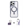 MARSİLYAN™- iPhone 16 Pro Max Kılıf Yadigar Klasik Özel Seri - Siyah Bilvis 3X AR HD Cam Ekran Koruyucu + Bilvis Titan Kamera Lens - GS