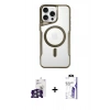 MARSİLYAN™- iPhone 16 Pro Max Kılıf Yadigar Klasik Özel Seri - Siyah Bilvis 3X AR HD Cam Ekran Koruyucu + Bilvis Titan Kamera Lens - GS