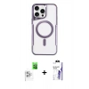 MARSİLYAN™- iPhone 16 Pro Max Kılıf Yadigar Klasik Özel Seri - Siyah Bilvis 3X AR HD Cam Ekran Koruyucu + Raze Metal Kamera Lens - BZ