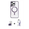 MARSİLYAN™- iPhone 16 Pro Max Kılıf Yadigar Klasik Özel Seri - Siyah Bilvis 3X AR HD Cam Ekran Koruyucu + Bilvis Titan Kamera Lens - TMGI