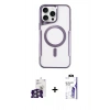 MARSİLYAN™- iPhone 16 Pro Max Kılıf Yadigar Klasik Özel Seri - Siyah Bilvis 3X AR HD Cam Ekran Koruyucu + Bilvis Titan Kamera Lens - GS